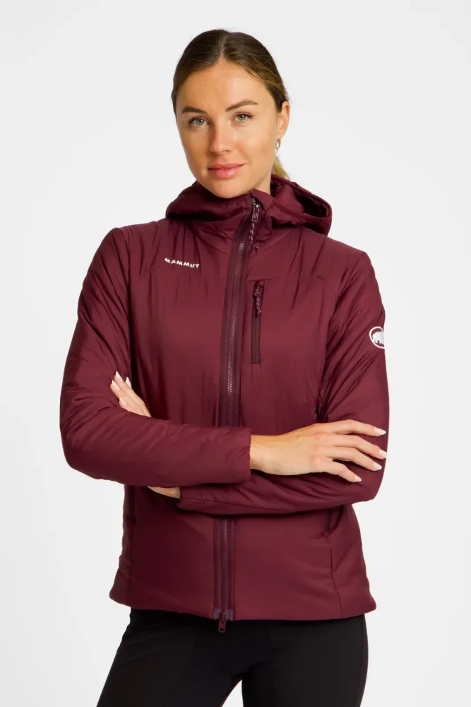 MAMMUT Rime Hooded Damen Midlayer Rot, Damen, Größe: S