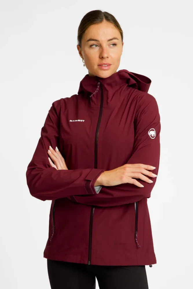 MAMMUT Lucendro Guide Hooded Damen Outdoorjacke Rot, Damen, Größe: S