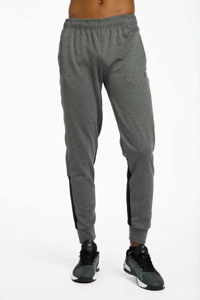 POWERZONE Herren Trainerhose Grau, Herren, Größe: L