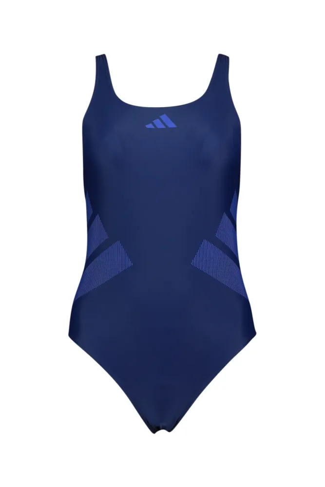 adidas Logo C-Back Damen Badeanzug Blau, Damen, Größe: 34