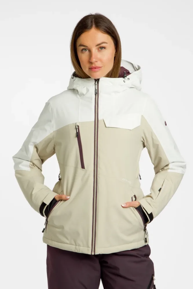 46 NORD Damen Skijacke Weiss, Damen, Größe: 38