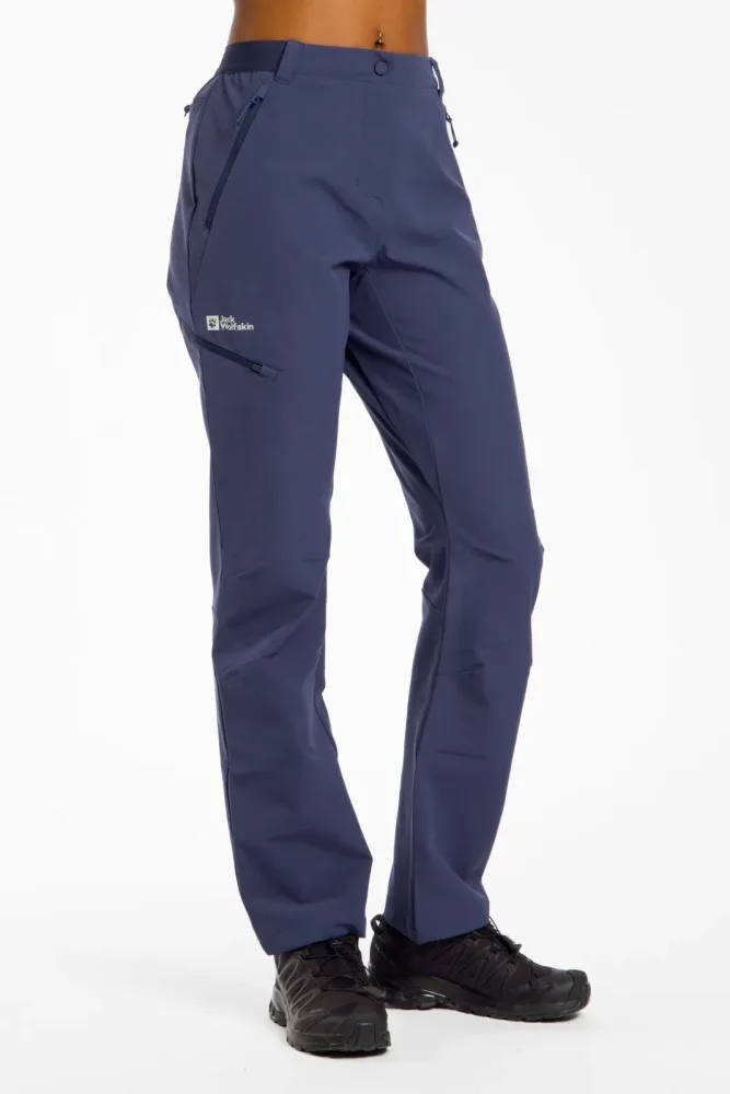 Jack Wolfskin Geigelstein Damen Softshellhose Blau, Damen, Größe: 42
