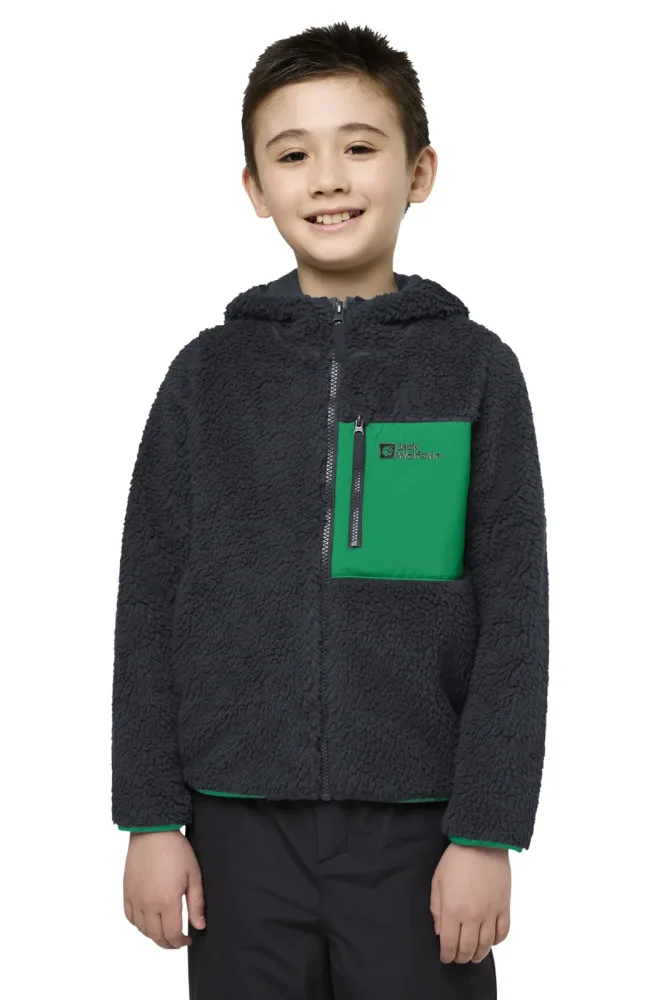 Jack Wolfskin Kinder Ice Curl Hoodie Jacke