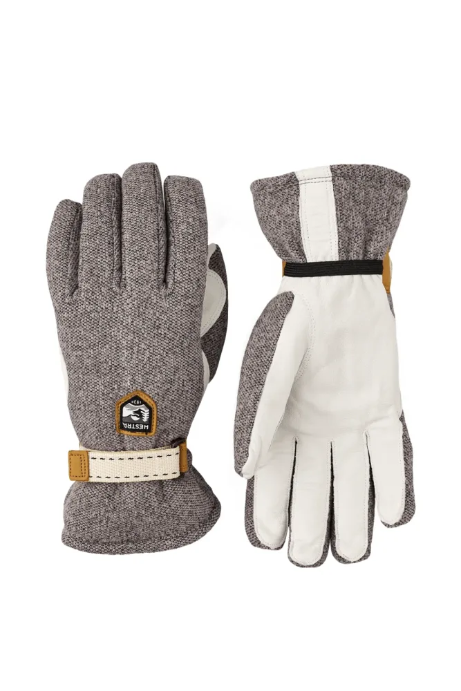 Hestra Windbreaker Tour 5 Finger Damen Langlaufhandschuh Grau, Damen, Größe: 7