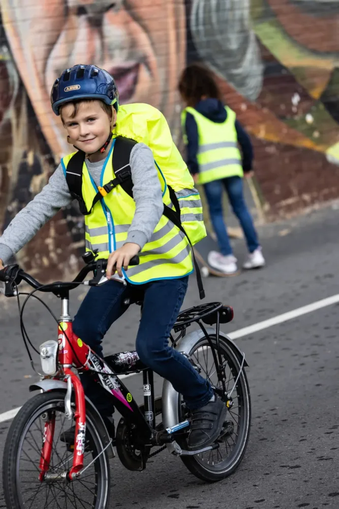 Wowow Fun Kinder Leuchtweste Gelb, , Größe: 140