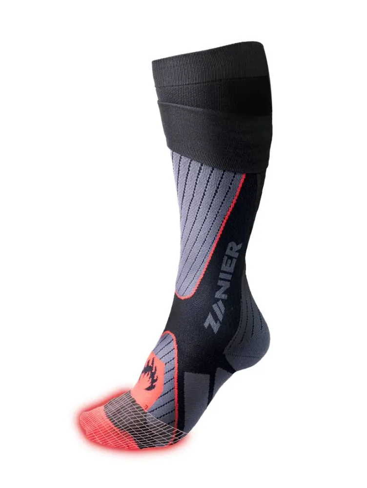 ZANIER V2 UX 34-48 Heizsocken Grau, Herren, Größe: M
