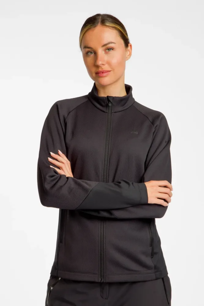 Schöffel Wakeland Damen Midlayer Schwarz, Damen, Größe: 38