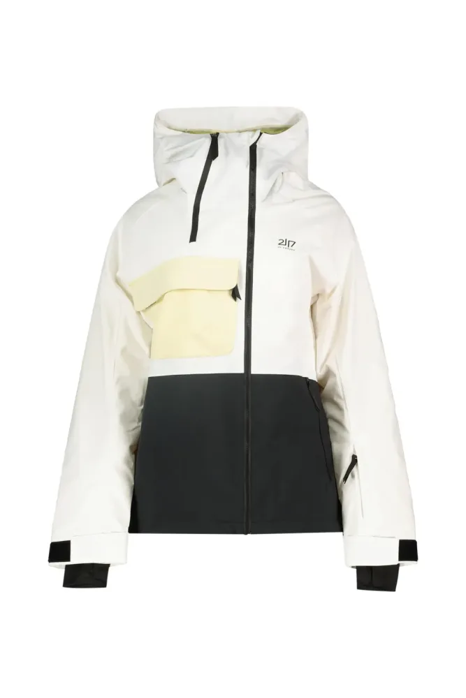 2117 OF SWEDEN Krasse Light Padded Damen Skijacke Weiss, Damen, Größe: L