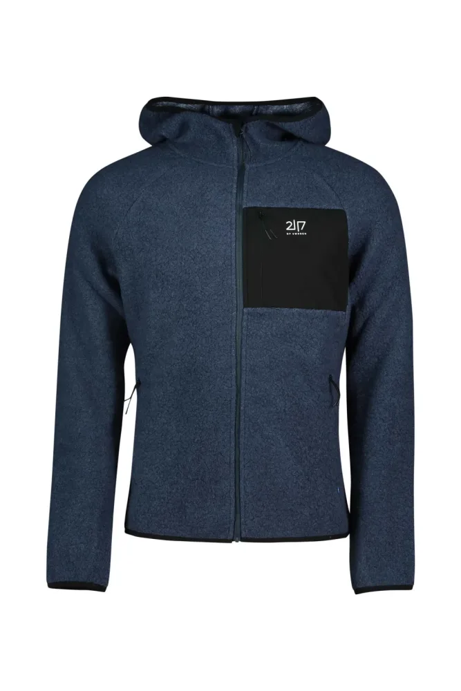 2117 OF SWEDEN Skord Wool Pile Herren Midlayer Blau, Herren, Größe: S