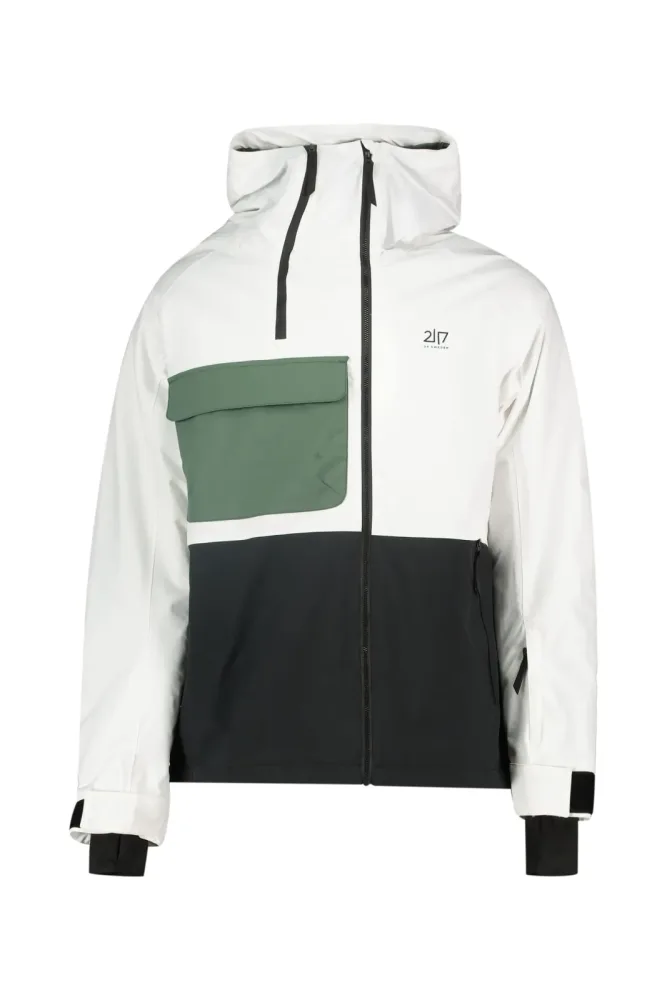 2117 OF SWEDEN Krasse Light Padded Herren Skijacke Weiss, Herren, Größe: XL