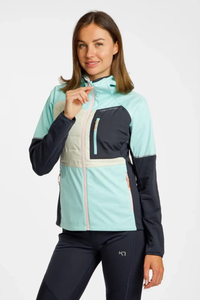 Kari Traa Nia Damen Langlaufjacke Blau, Damen, Größe: L