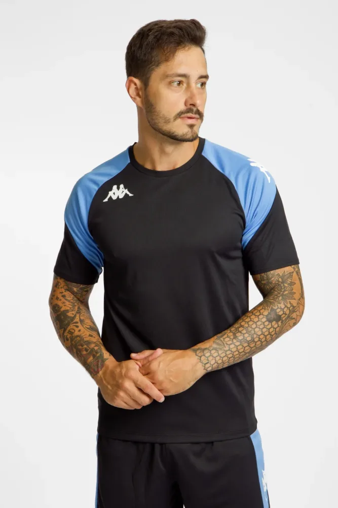 Kappa Loretto Herren T-Shirt Blau, Herren, Größe: M