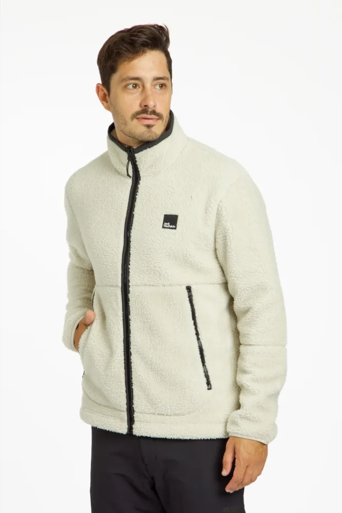 Jack Wolfskin Stone Lite Herren Midlayer Beige, Herren, Größe: M