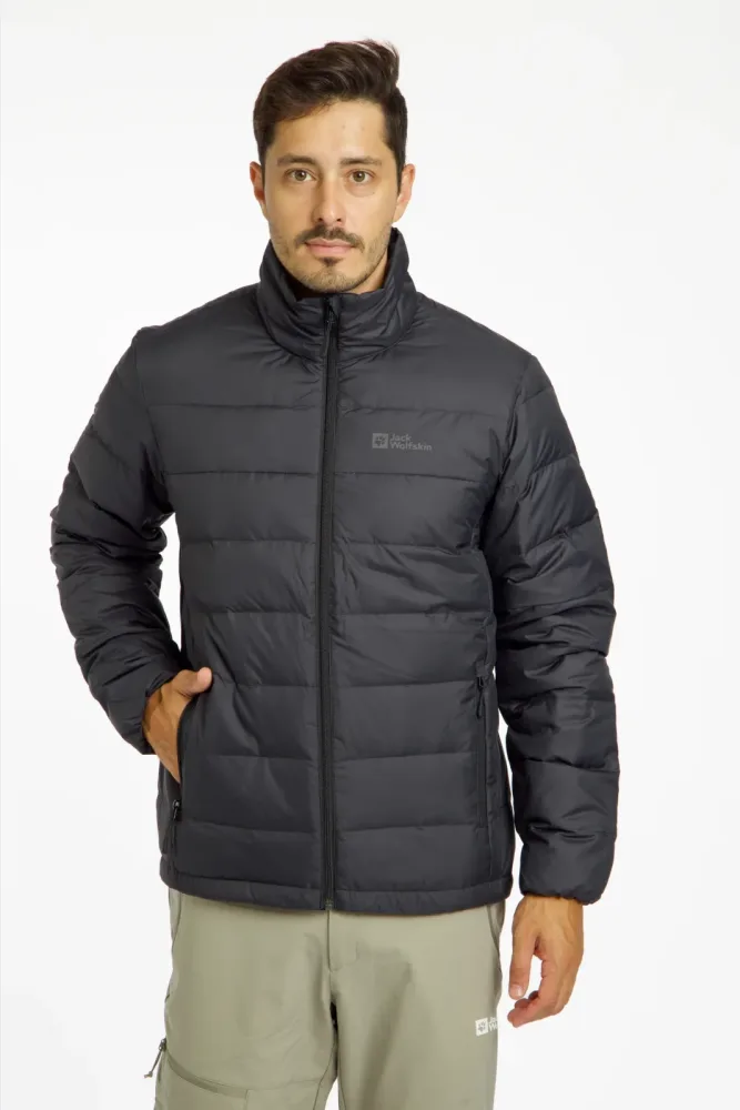 Jack Wolfskin Ather Herren Daunenjacke Schwarz, Herren, Größe: S