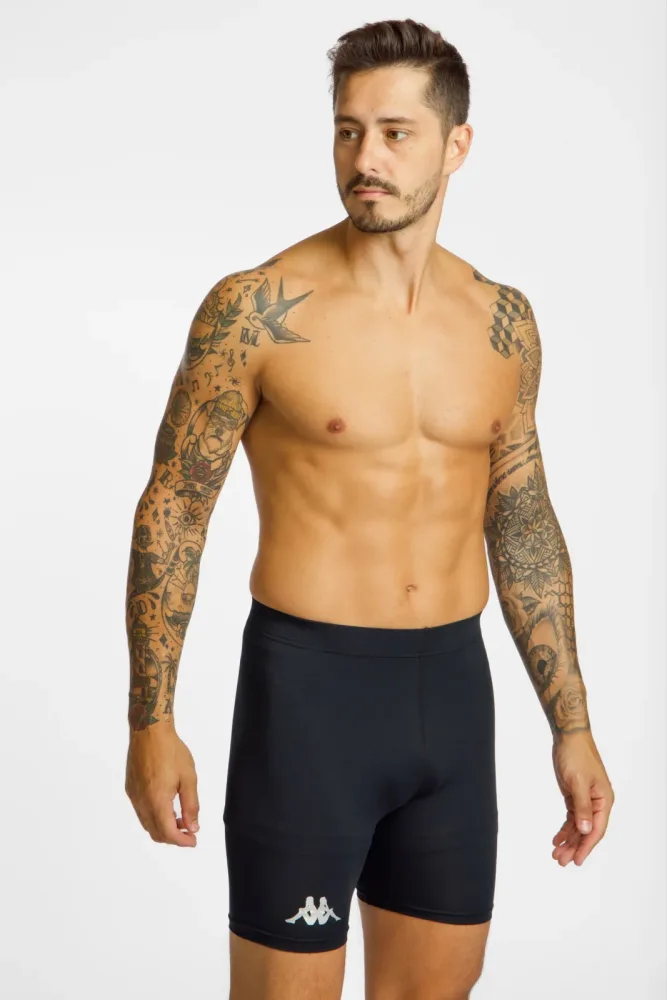 Kappa 4Skin Kombat Gumbay Herren Short Schwarz, Herren, Größe: S