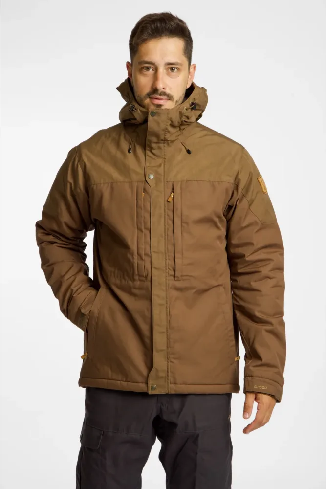 Fjällräven Skogsö Padded Herren Outdoorjacke Braun, Herren, Größe: L