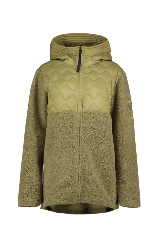 Didriksons Bibi Damen Midlayer Grün, Damen, Größe: 36