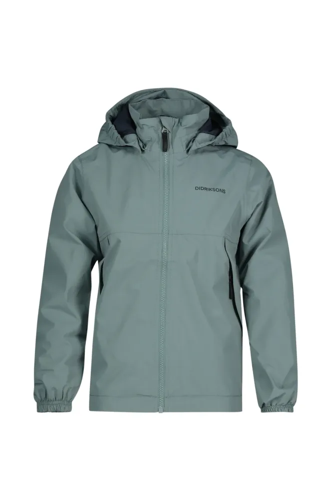 Didriksons Meliss Kinder Outdoorjacke Grün, , Größe: 128