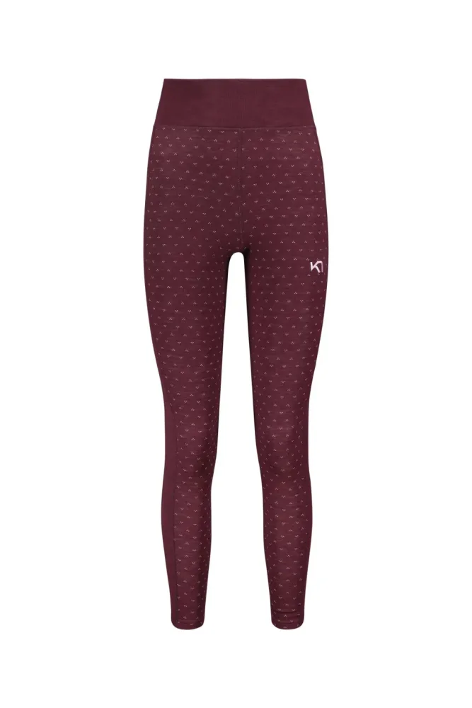 Kari Traa Vilma High Waist Damen Thermohose Rot, Damen, Größe: XS