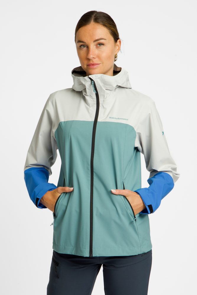 PEAK PERFORMANCE Trail HIPE® 2.5L Damen Outdoorjacke Blau, Damen, Größe: S