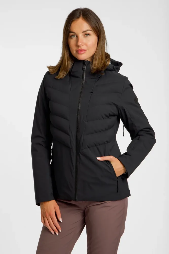 ziener TOKKI-Z Damen Skijacke Schwarz, Damen, Größe: 44