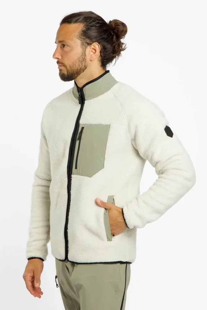 SCOTT Defined Heritage Pile Herren Midlayer Weiss, Herren, Größe: S