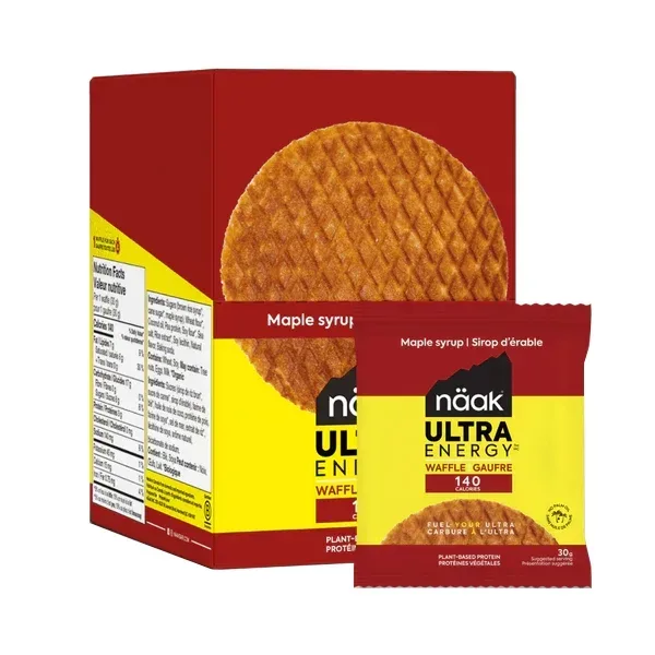 näak Ultra Energy™ Maple Syrup 12 x 30 g Energywaffel Braun, Herren, Größe: 0
