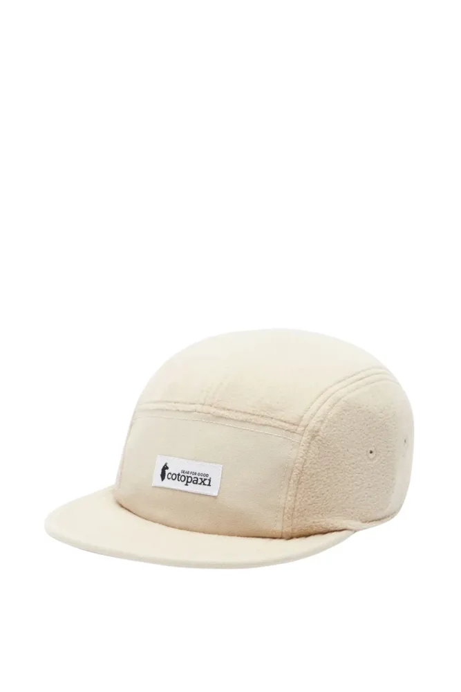 Cotopaxi Fleece 5-Panel Cap Weiss, Herren, Größe: ONE SIZE