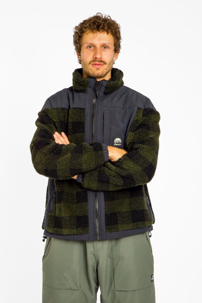 REHALL Herren Fleecejacke RITCHALL-R olive | M