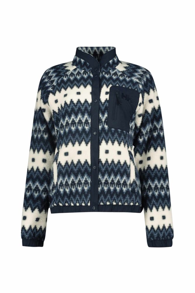 Imperial Printed Pile Snap Damen Midlayer