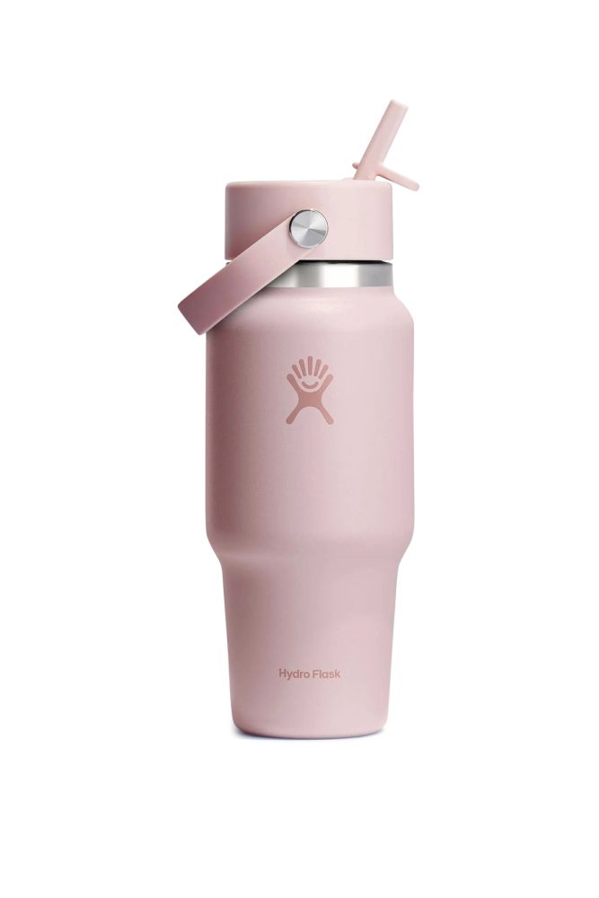 Hydro Flask Travel Bottle with Flex Straw Cap 710 ml Trinkflasche Rosa, Herren, Größe: 0
