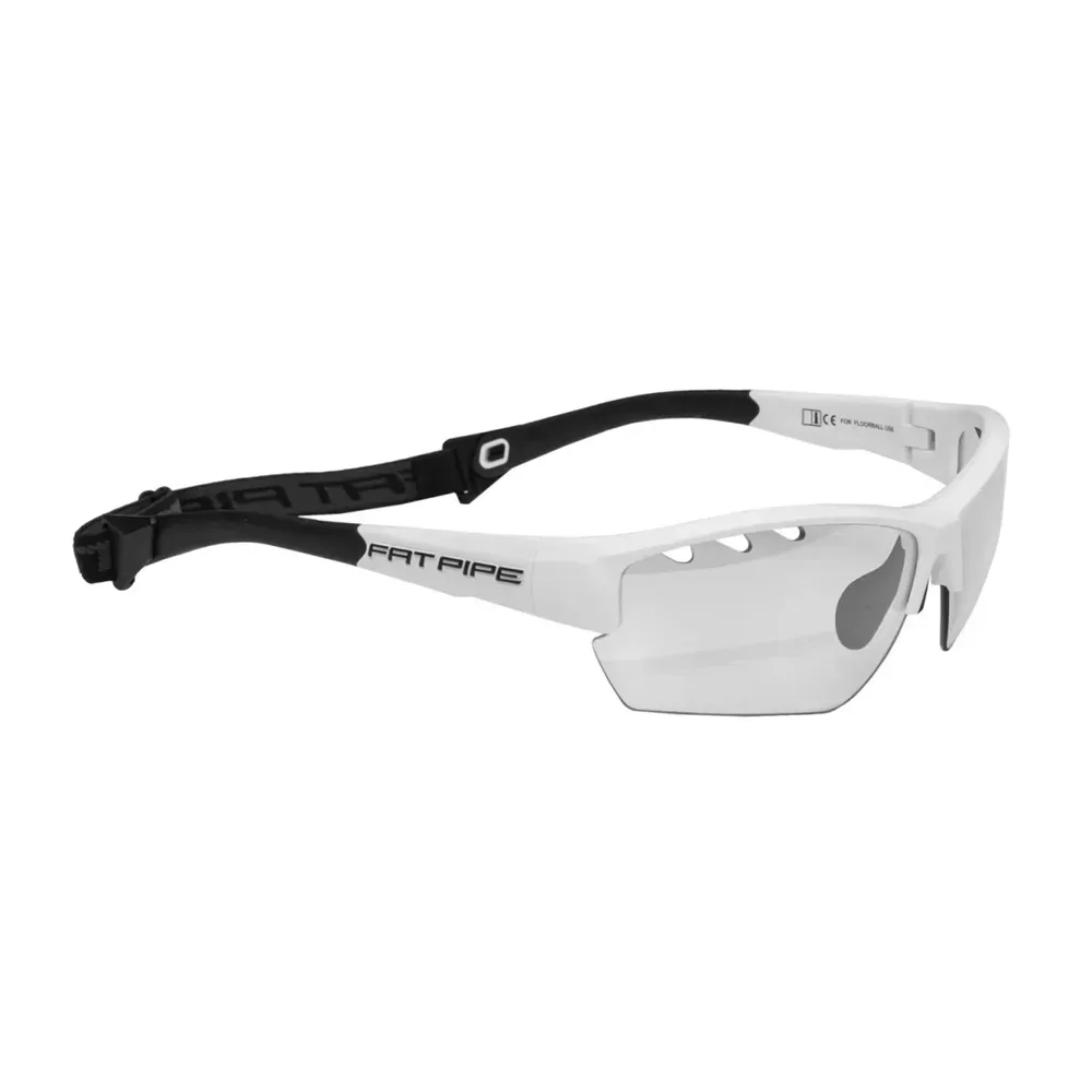 Fat Pipe Ace Kinder Unihockey Brille Weiss, , Größe: 0
