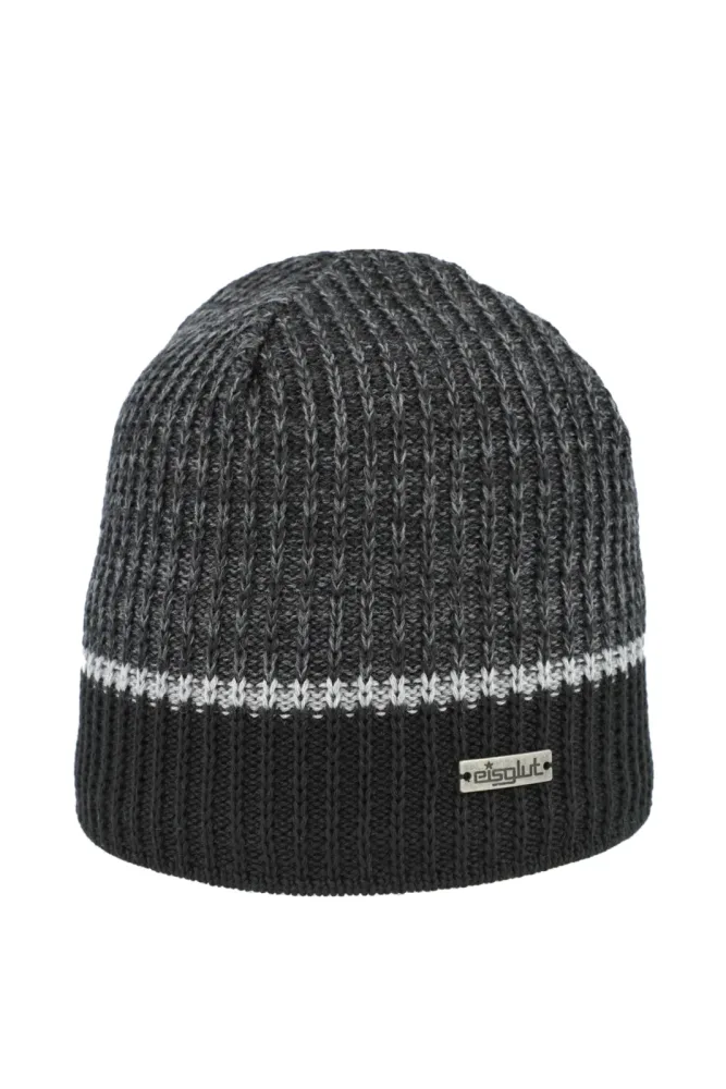 Eisglut Torina Merino Mütze Schwarz, Herren, Größe: ONE SIZE
