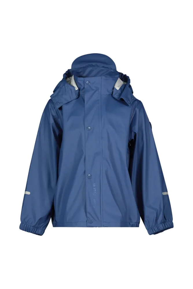 RUKKA Jori Mini Kinder Regenjacke Blau, , Größe: 92