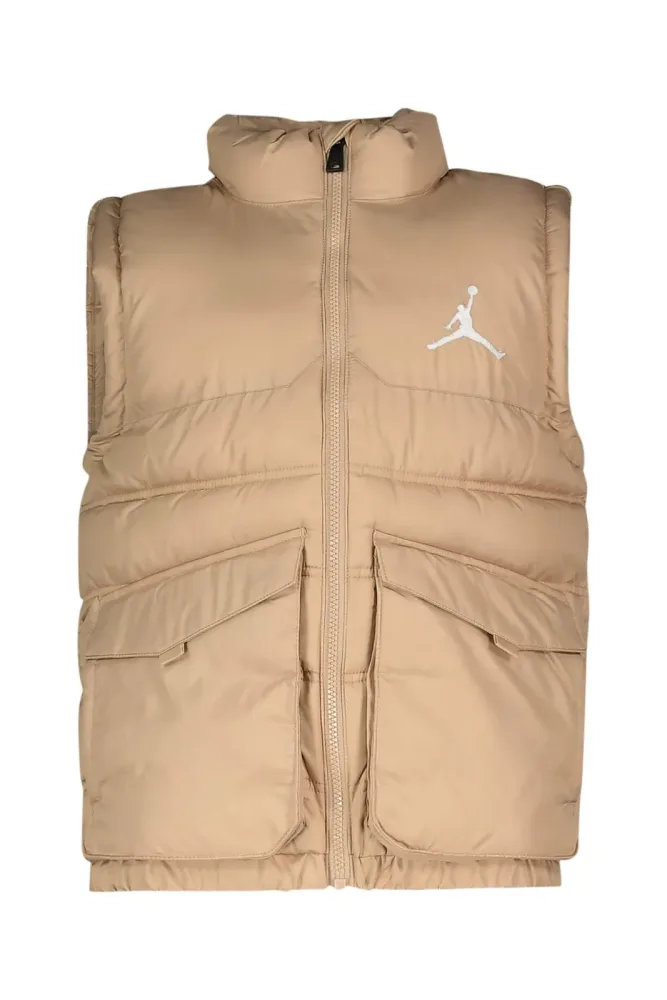 Jordan Puffer Filled Jungen Gilet Weiss, , Größe: 128
