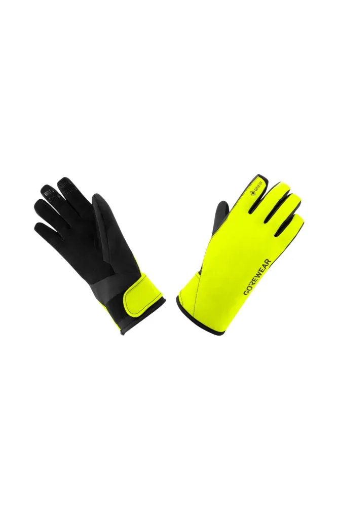 GORE BIKE WEAR Insulated Gore-Tex® Bikehandschuh Gelb, Herren, Größe: 10