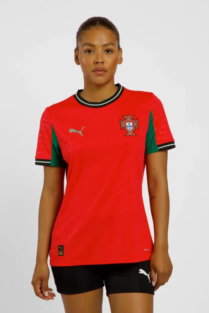 PUMA Portugal Home Replica Damen Fussballtrikot Frauen EM 2025 Rot, Damen, Größe: XL