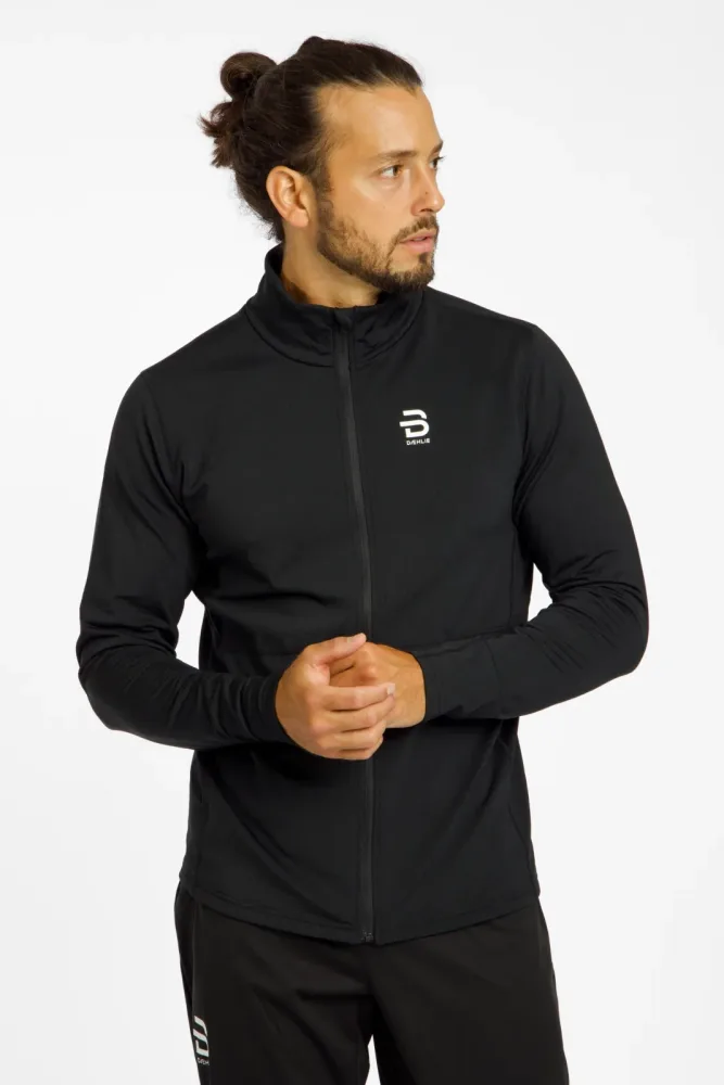 Daehlie Pace Full-Zip Herren Midlyer Schwarz, Herren, Größe: M