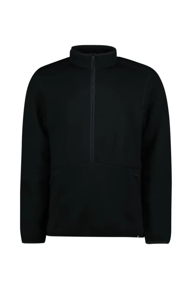 Odlo Wool Mid Layer Half-Zip für Kinder - Wandern, Ski & Snow - schwarz, XS/S
