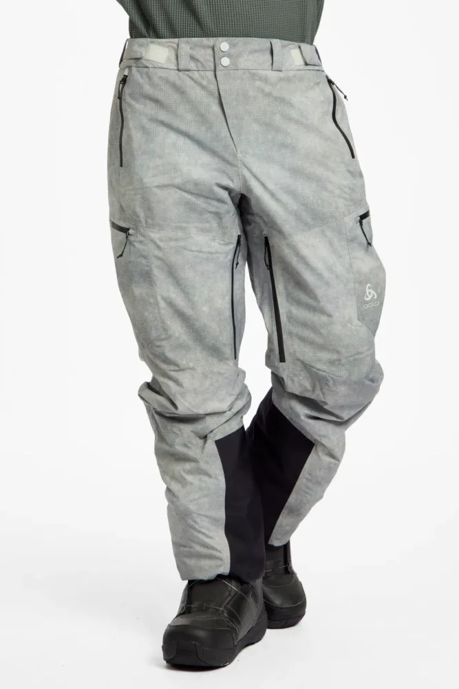 Odlo Descent Pow Insulated Hose für Herren - Ski & Snow - grau, 56