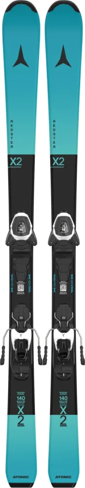 ATOMIC Redster X2 130-150 Kinder Ski Set 26/27 Blau, , Größe: 140