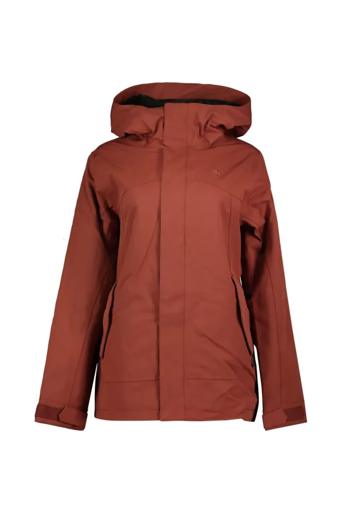 Volcom Stoney Shadow Insulated Damen Snowboardjacke Braun, Damen, Größe: L