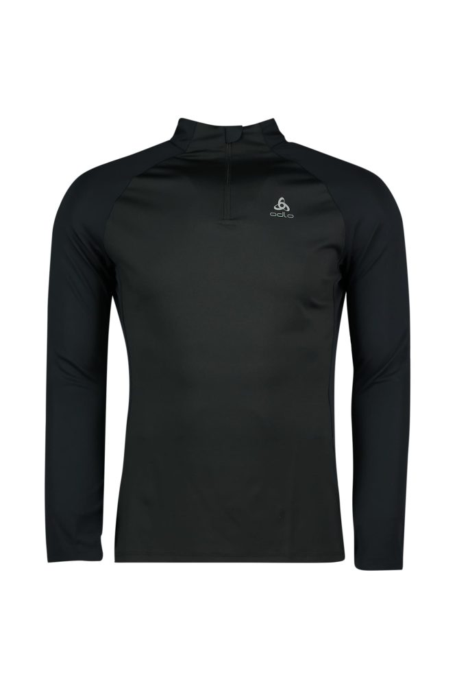 Odlo Essential Ceramiwarm Lauf-Mid Layer Half-Zip für Damen - Running - schwarz, M
