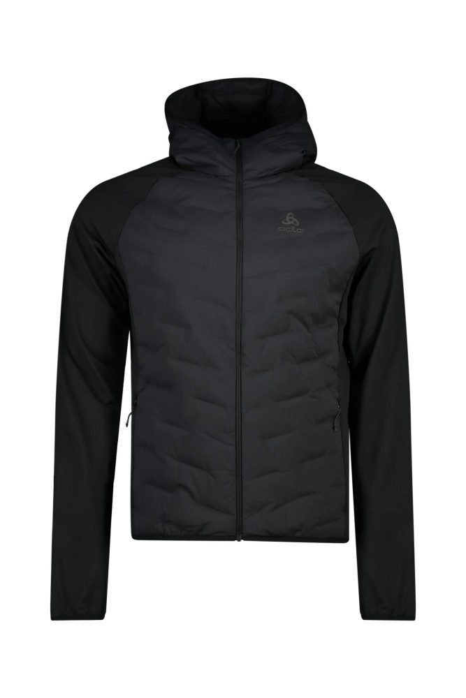 Odlo Zeroweight Insulator Langlauf-Hoodie Full-Zip für Herren - Skilanglauf, Ski & Snow - schwarz, XL