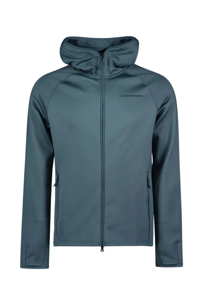 PEAK PERFORMANCE Zip Hood Herren Midlayer Blau, Herren, Größe: S