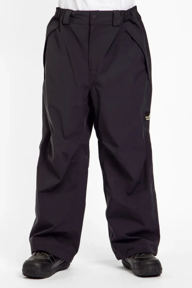 BEACH MOUNTAIN Baggy Snowboardhose Schwarz, Herren, Größe: L