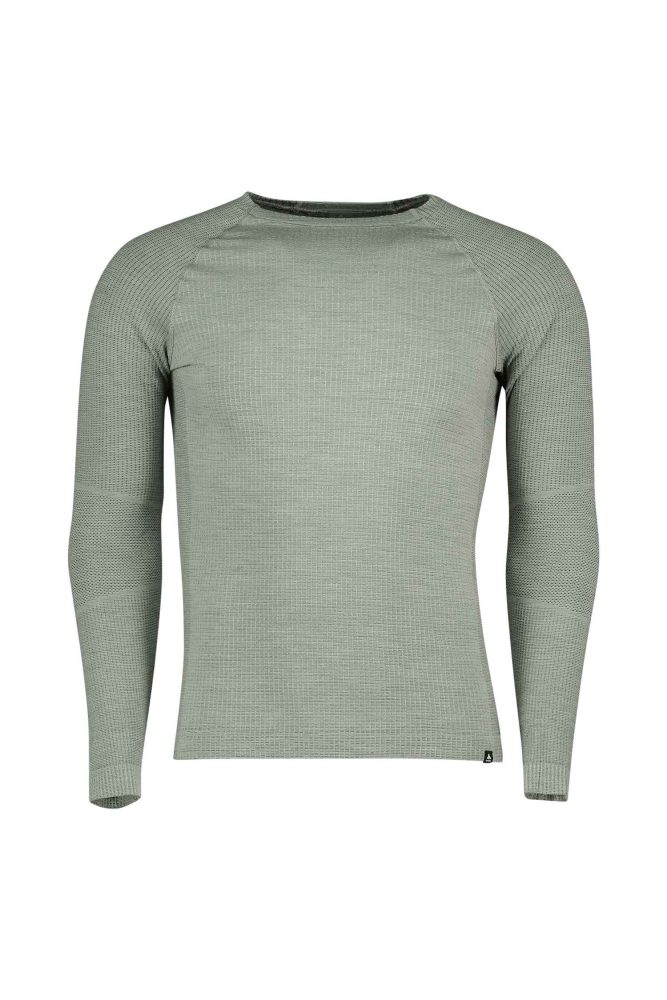 Odlo Herren Seamless Performance Wool Crew Longsleeve