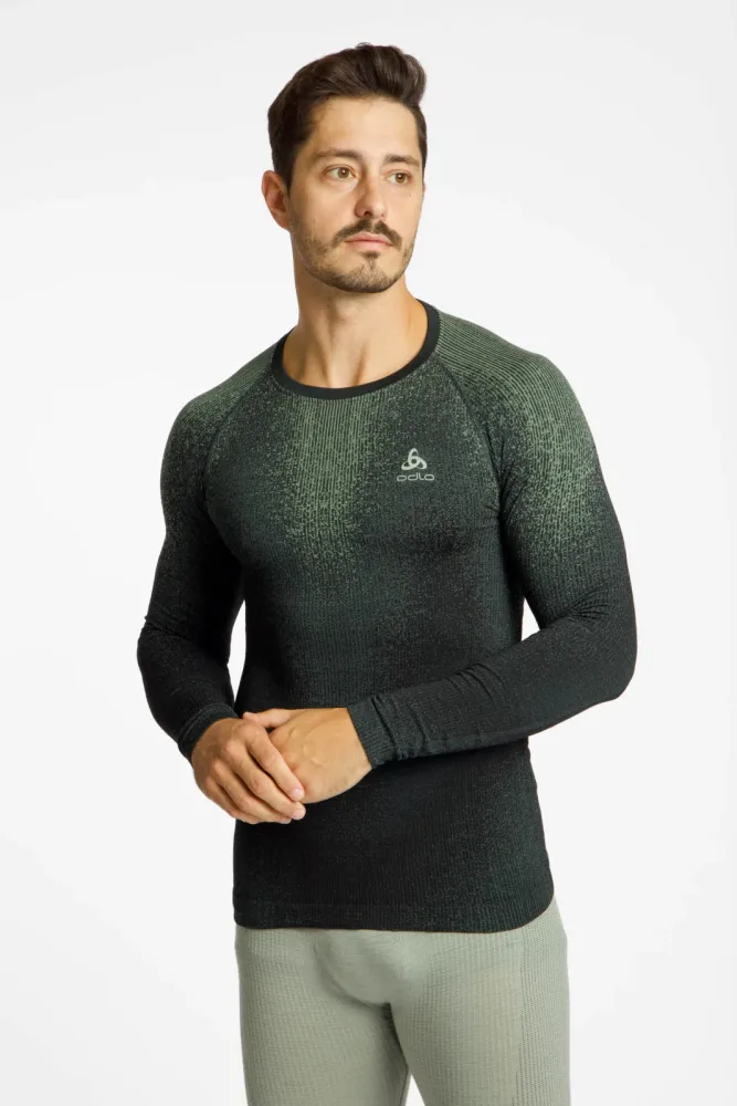 Odlo Herren Blackcomb Eco Crew Neck Longsleeve