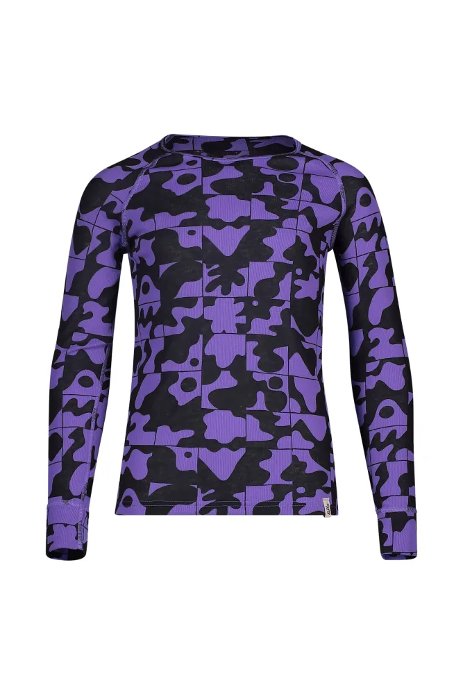 Odlo Kinder Active Warm Graphic Crew Longsleeve