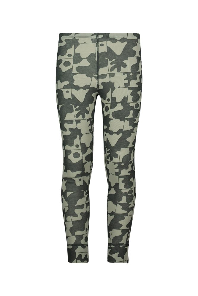 Odlo Active Warm Graphic Base Layer Tights für Kinder - Wandern, Ski & Snow - grün, 104